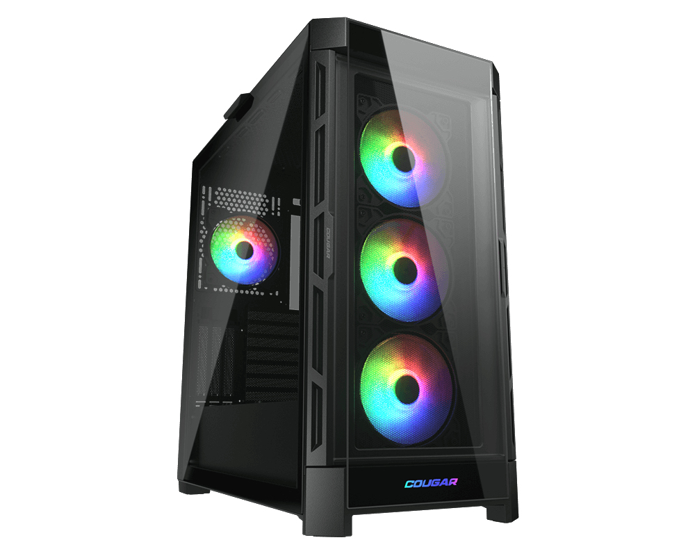 COUGAR Obudowa Duoface Pro RGB, Midi Tower, Czarna — 8