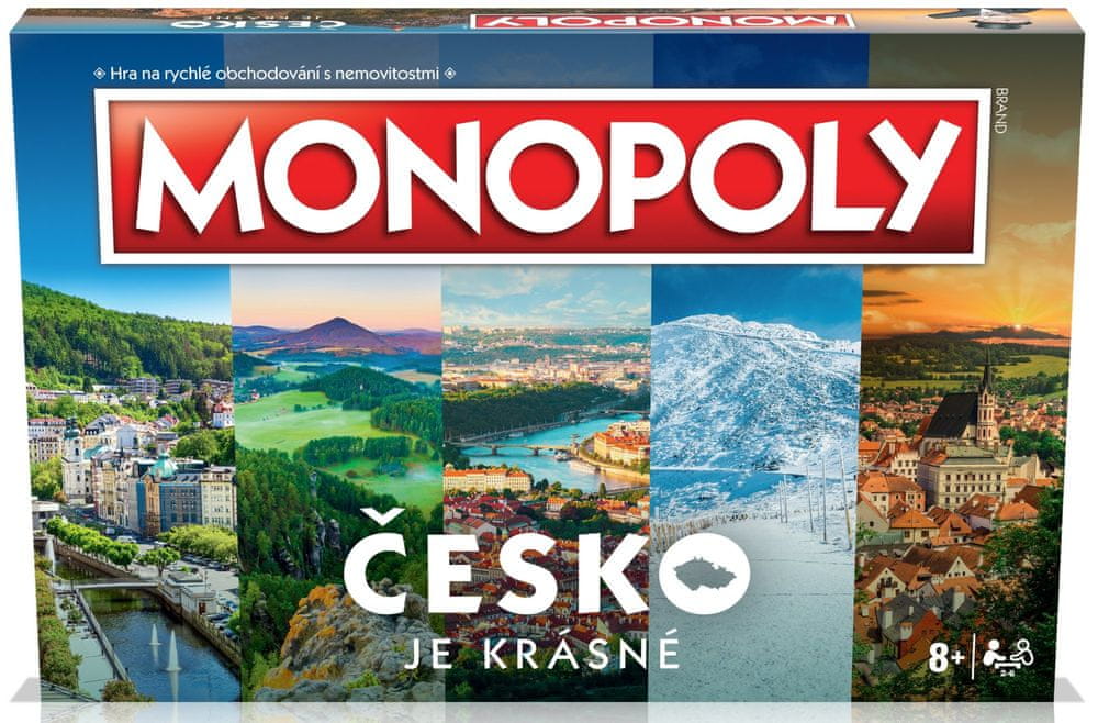 Desková hra Monopoly Česká republika jsou krásné