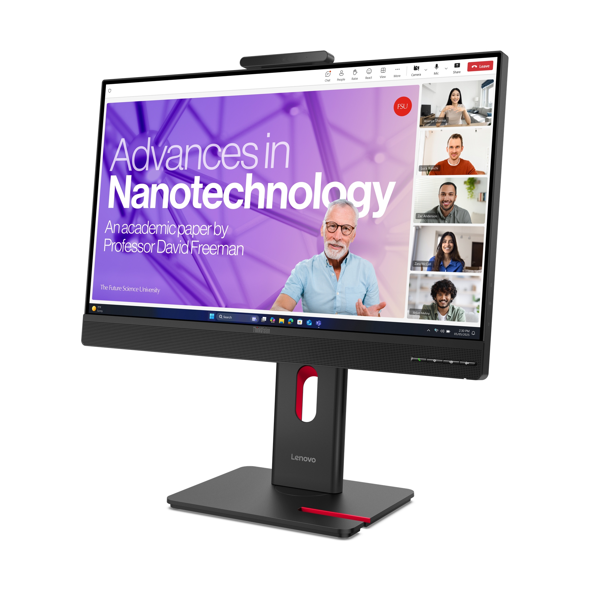 Led monitor Lenovo ThinkVision T27qd-4v 27" 2560 x 1440 px Ips Pls