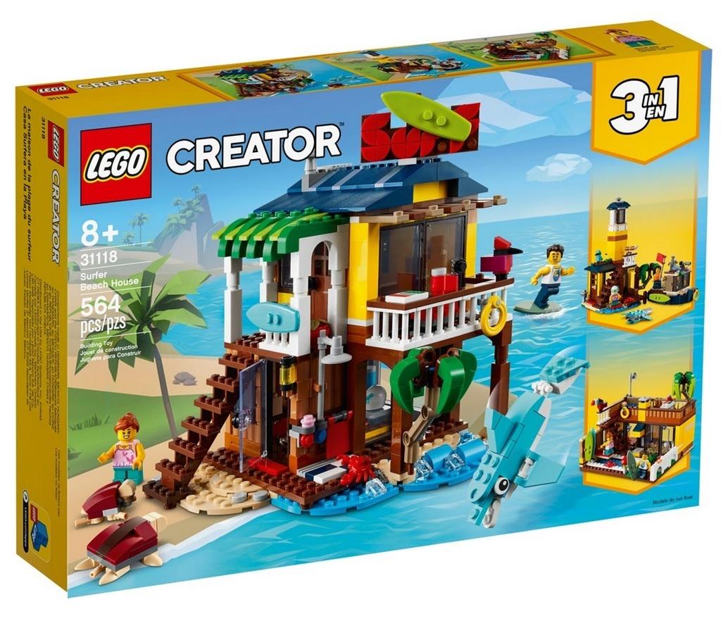 Lego Creator 3v1 31118 Domeček surfařů na pláži