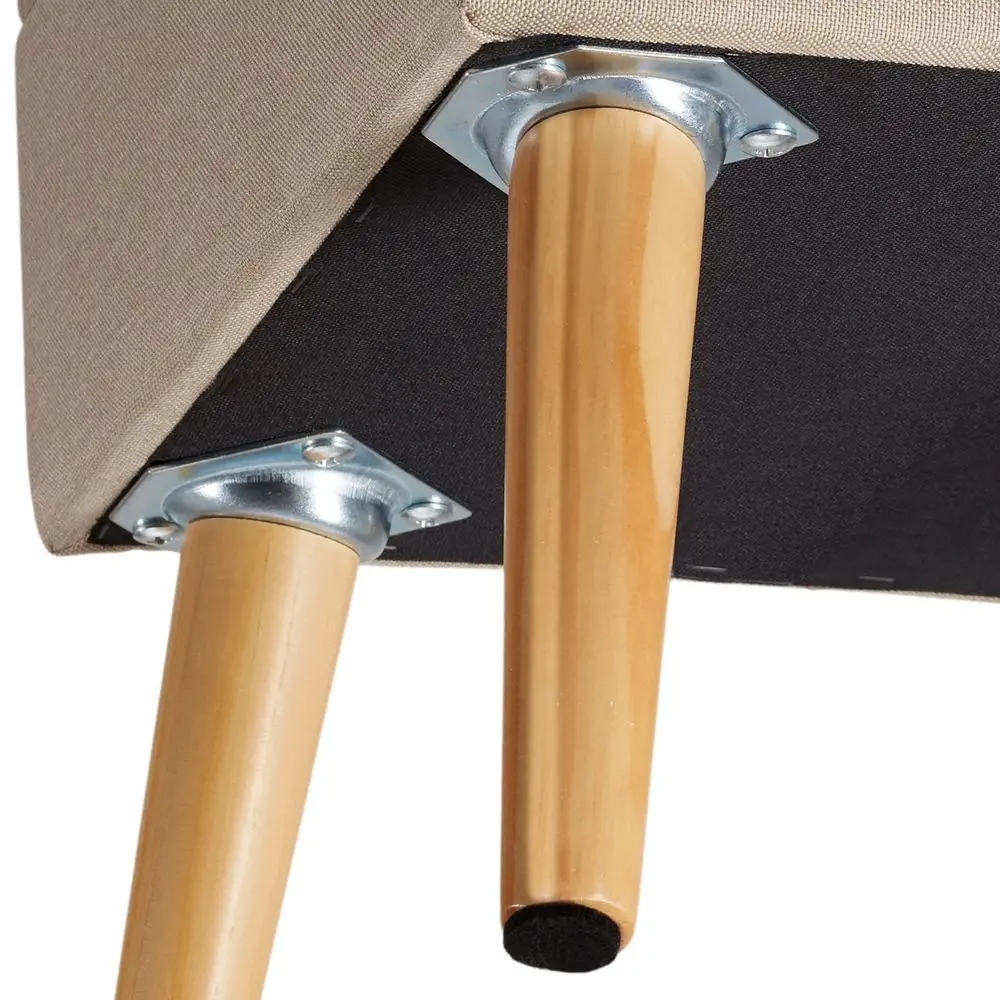 Stołek tapicerowany Elva ze schowkiem Marka TecTake