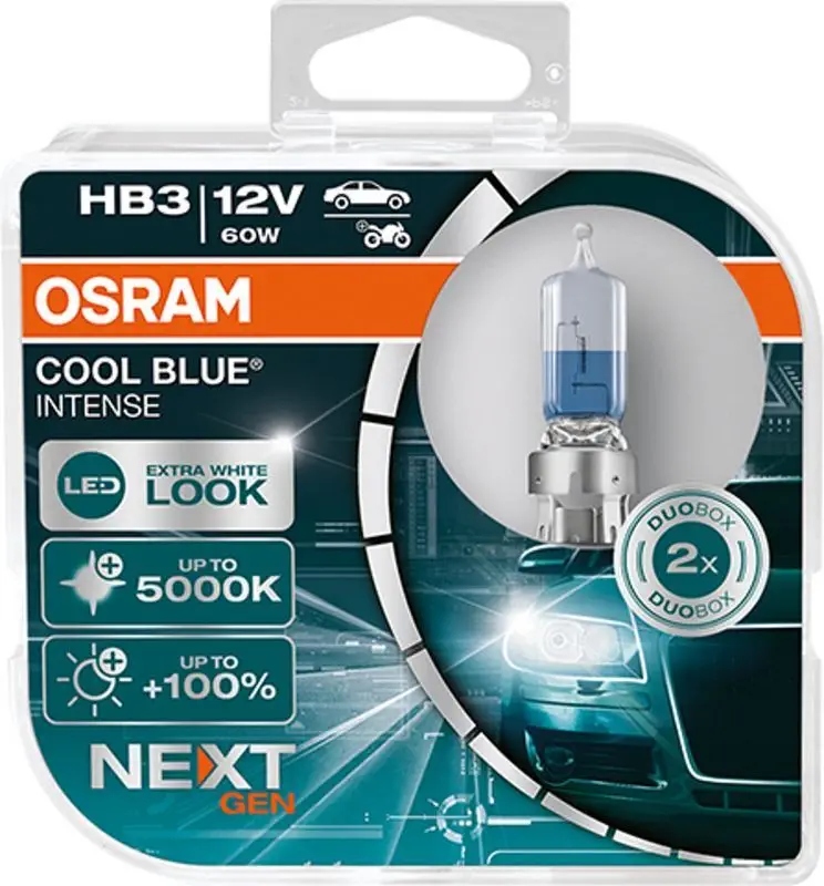 

Żarówka HB3 60W 12V Cool Blue Intense Nextgen