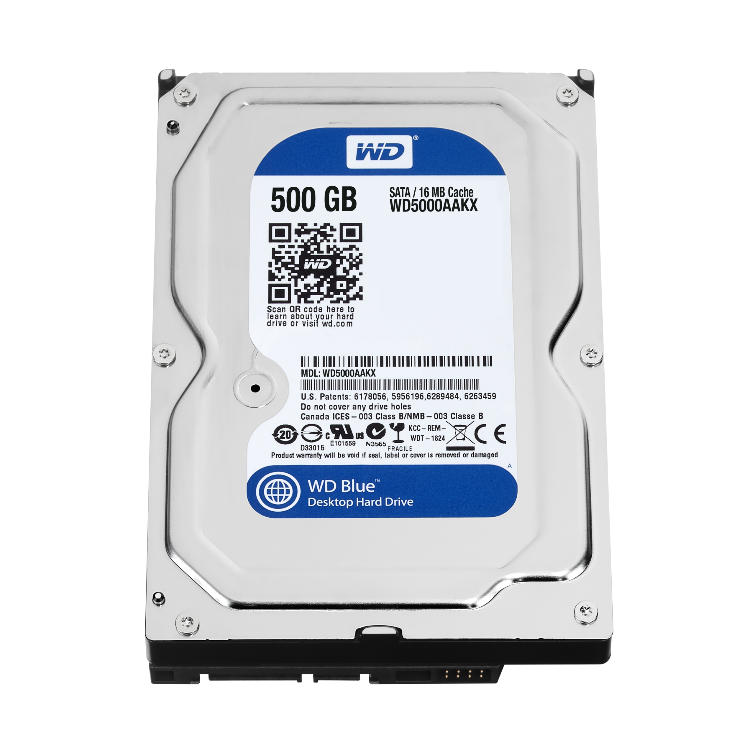 Dysk twardy Western Digital Wd Blue WD5000AAKX 500GB Sata 3,5"