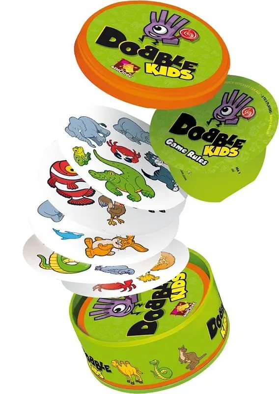 REBEL DOBBLE KIDS GRA KARCIANA DLA NAJMŁODSZYCH DZIECI SYMBOLE WZORY 4+ EAN (GTIN) 3558380033141