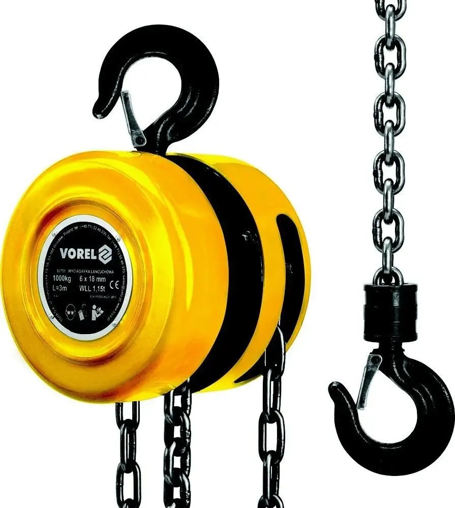 WYCIĄGARKA WCIĄGARKA ŁAŃCUCHOWA 1000KG 1T VOREL