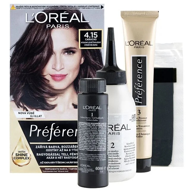L'oreal Paris Preference barva na vlasy 4.15 Intenzivní Hluboká Hnědá