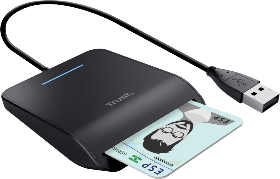 Trust Primo czytnik do kart chipowych CardBus+USB 67b36