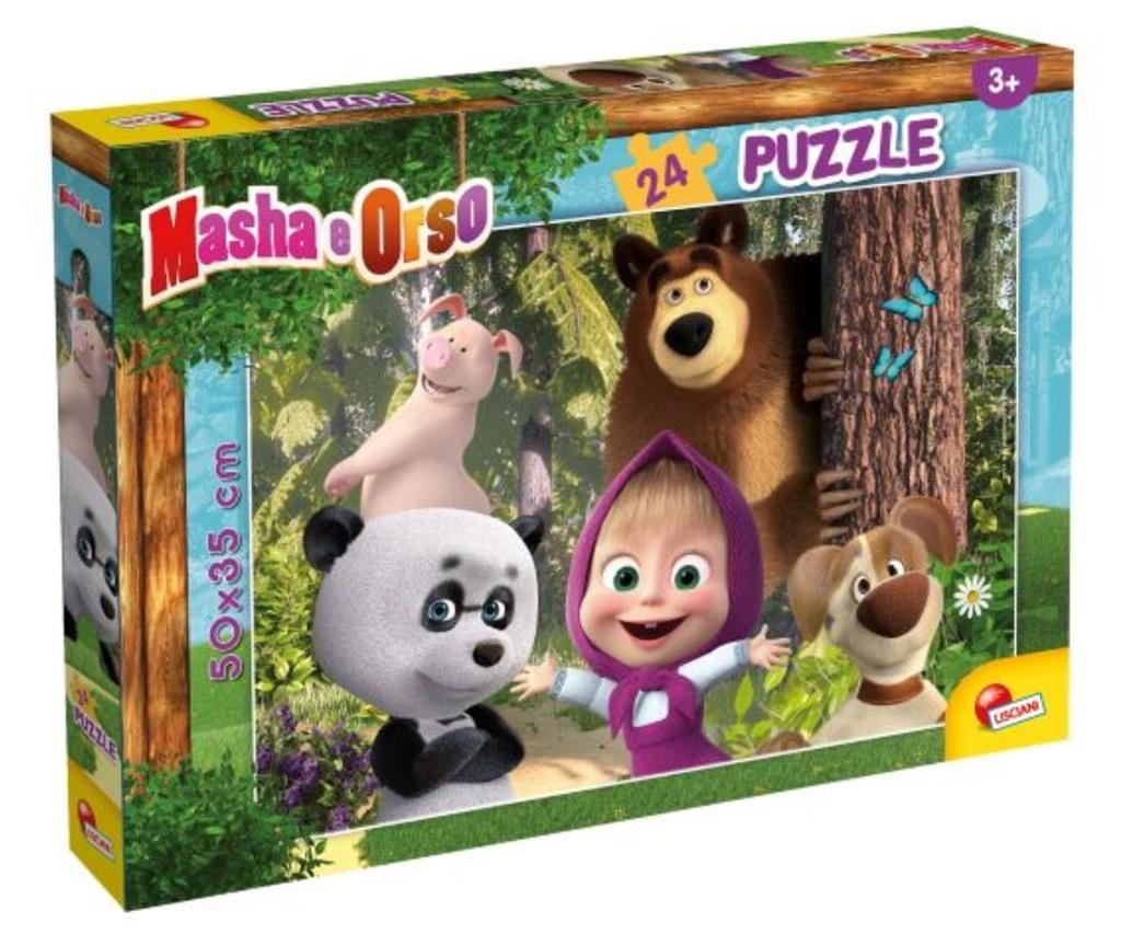 

Puzzle Lisciani 1 szt. 24 el. Masza i Niedźwiedź