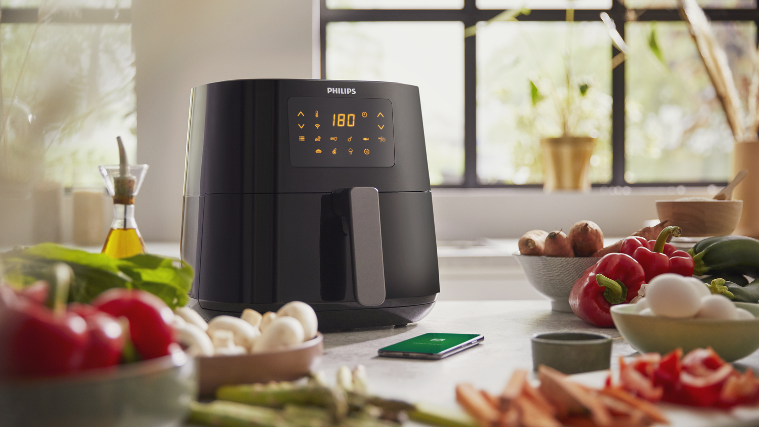 PHILIPS Airfryer XL Essential 2000W 1200g Wifi Black — miniatura 13