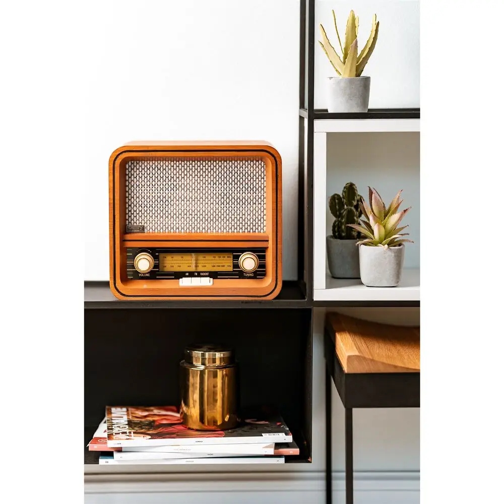 Retro Radio CR 1188 FM/AM Bluetooth USB Podświetlana Skala