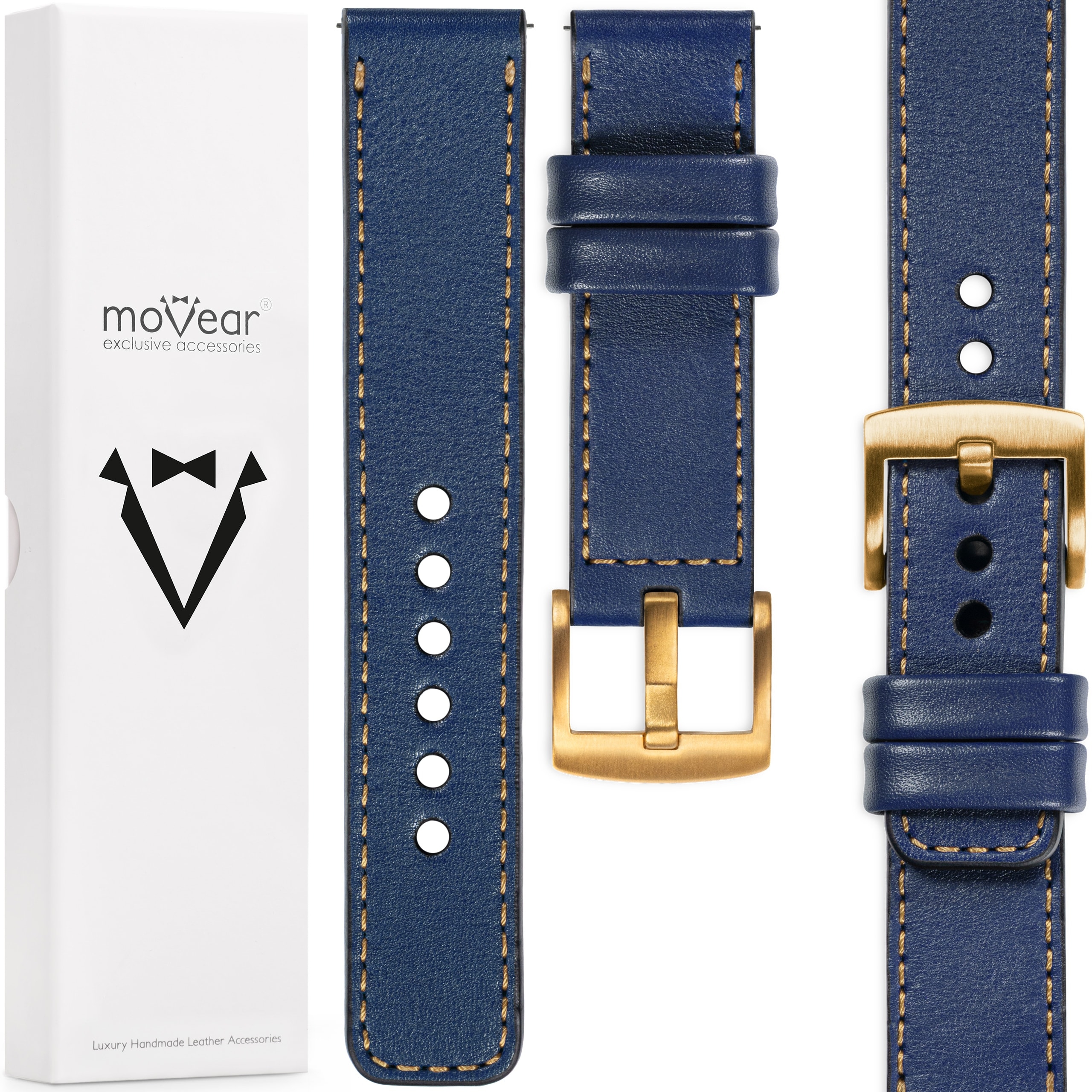 Exkluzivní řemínek 26 mm pro prémiové hodinky, elegantní Polský kožený