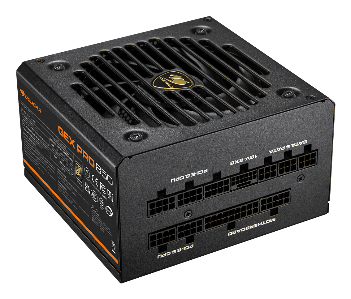 COUGAR Zasilacz GEX Pro 850, 80 Plus Gold, 850W, Konstrukcja modułowa — 15