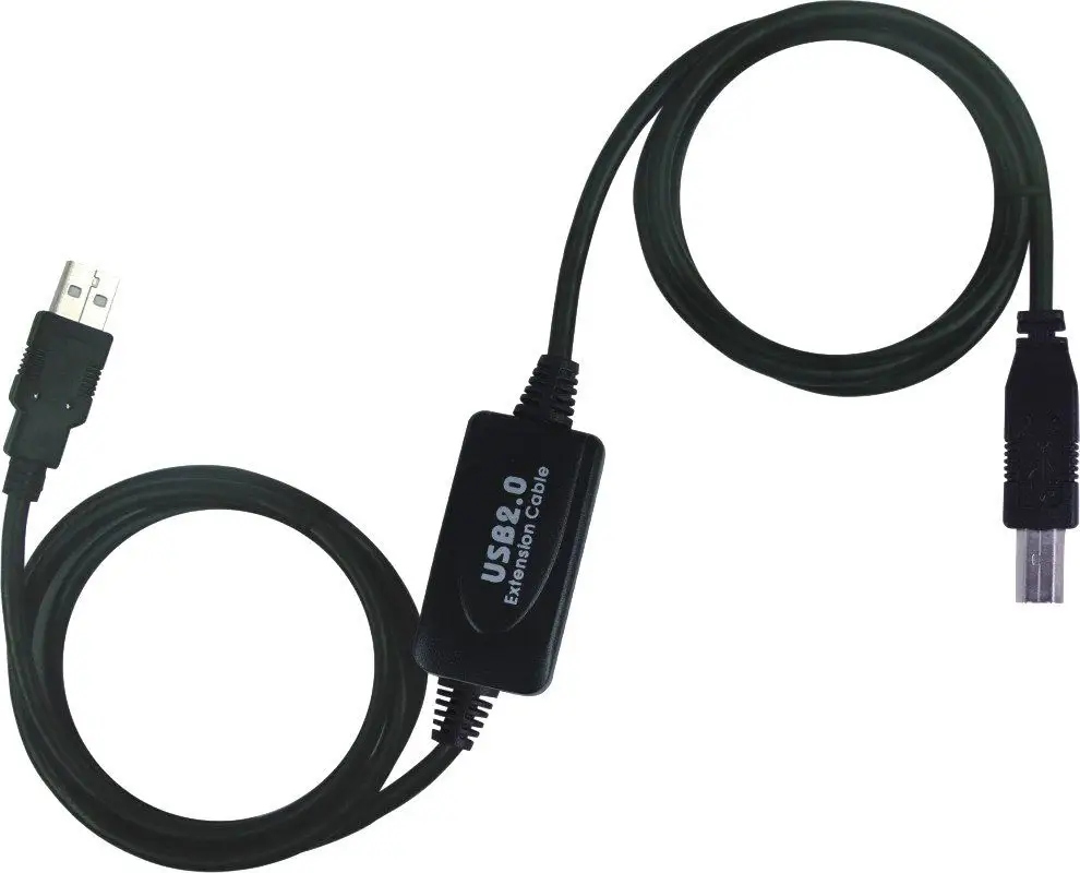 Premiumcord Przewód wzmacniający Usb 2.0 i połączeniowy A/m-b/m 15m
