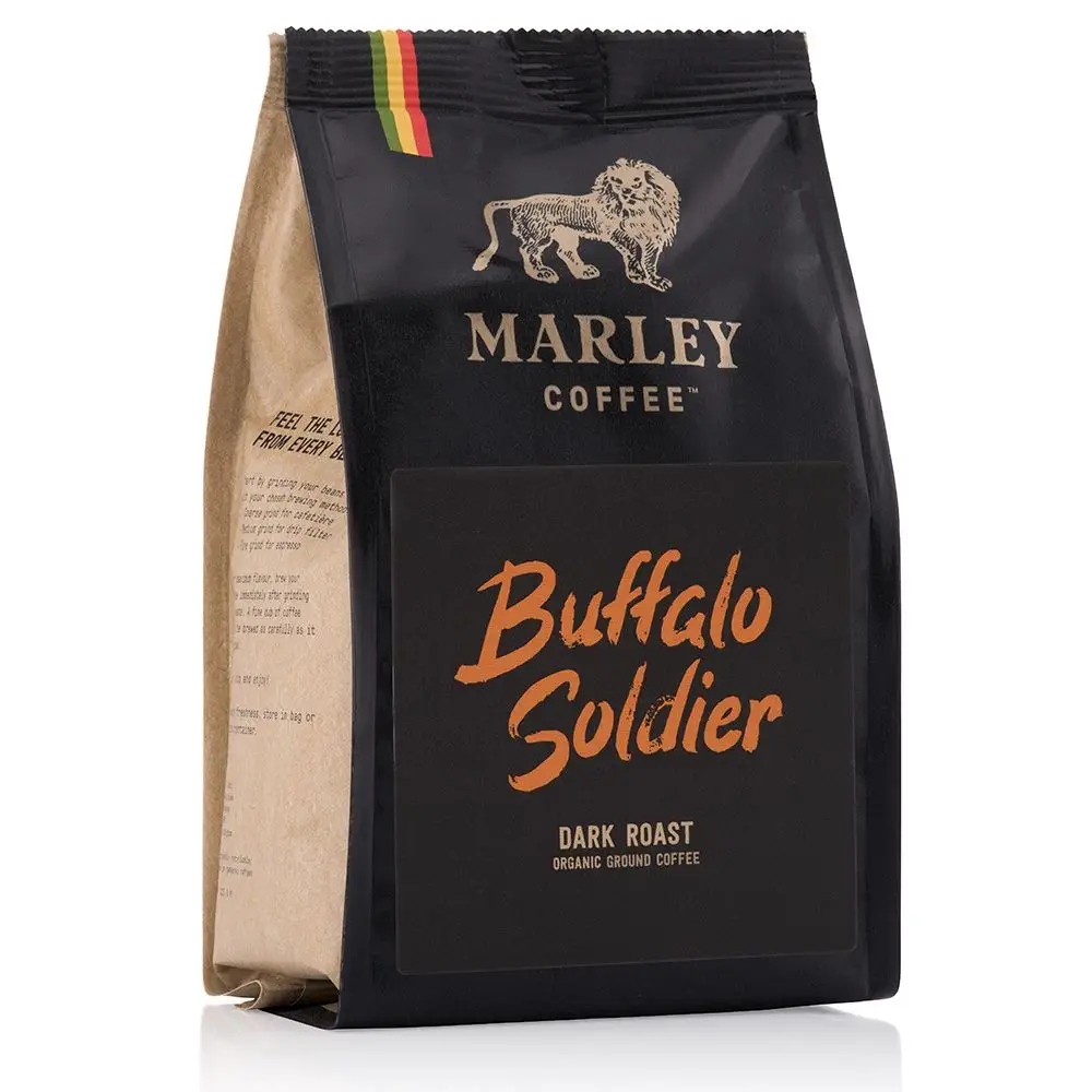 Levně Marley Coffee Buffalo Soldier- 1 kg zrnková káva