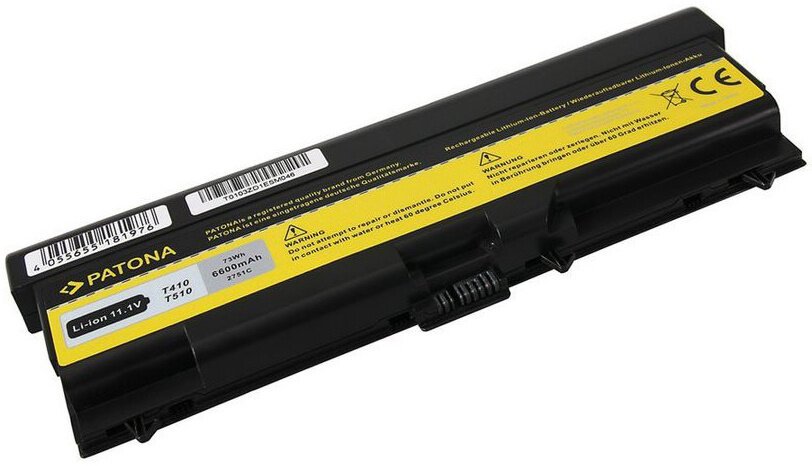 Batéria do notebookov Dell , Li-Ion, 6600 mAh Patona
