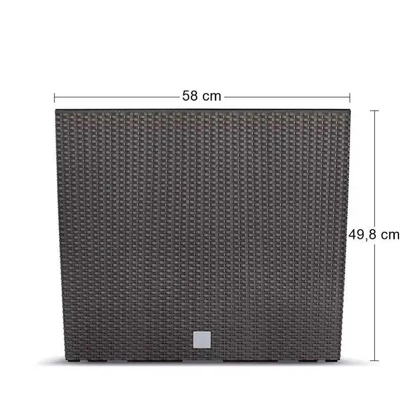 Doniczka podłużna, wysoka RATO Case DRC600T | Umbra — 16