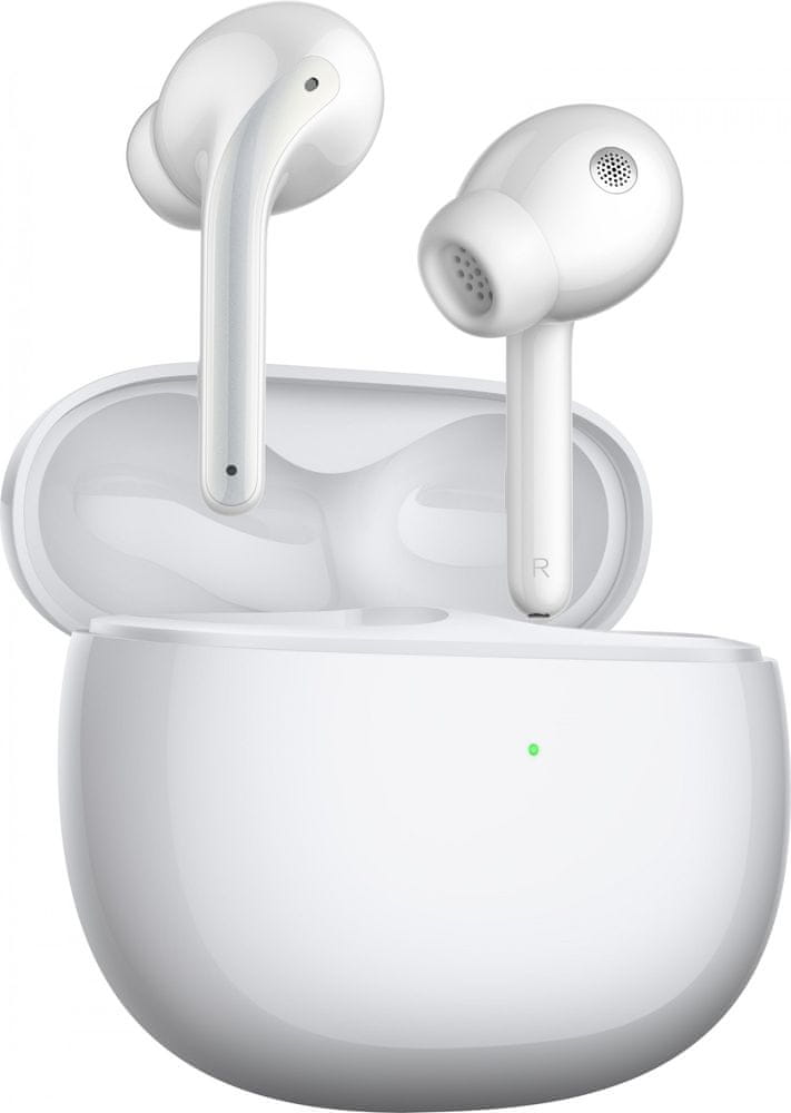 Oryginalne Słuchawki Bezprzewodowe Dokanałowe Xiaomi Buds 3 Anc Gloss White