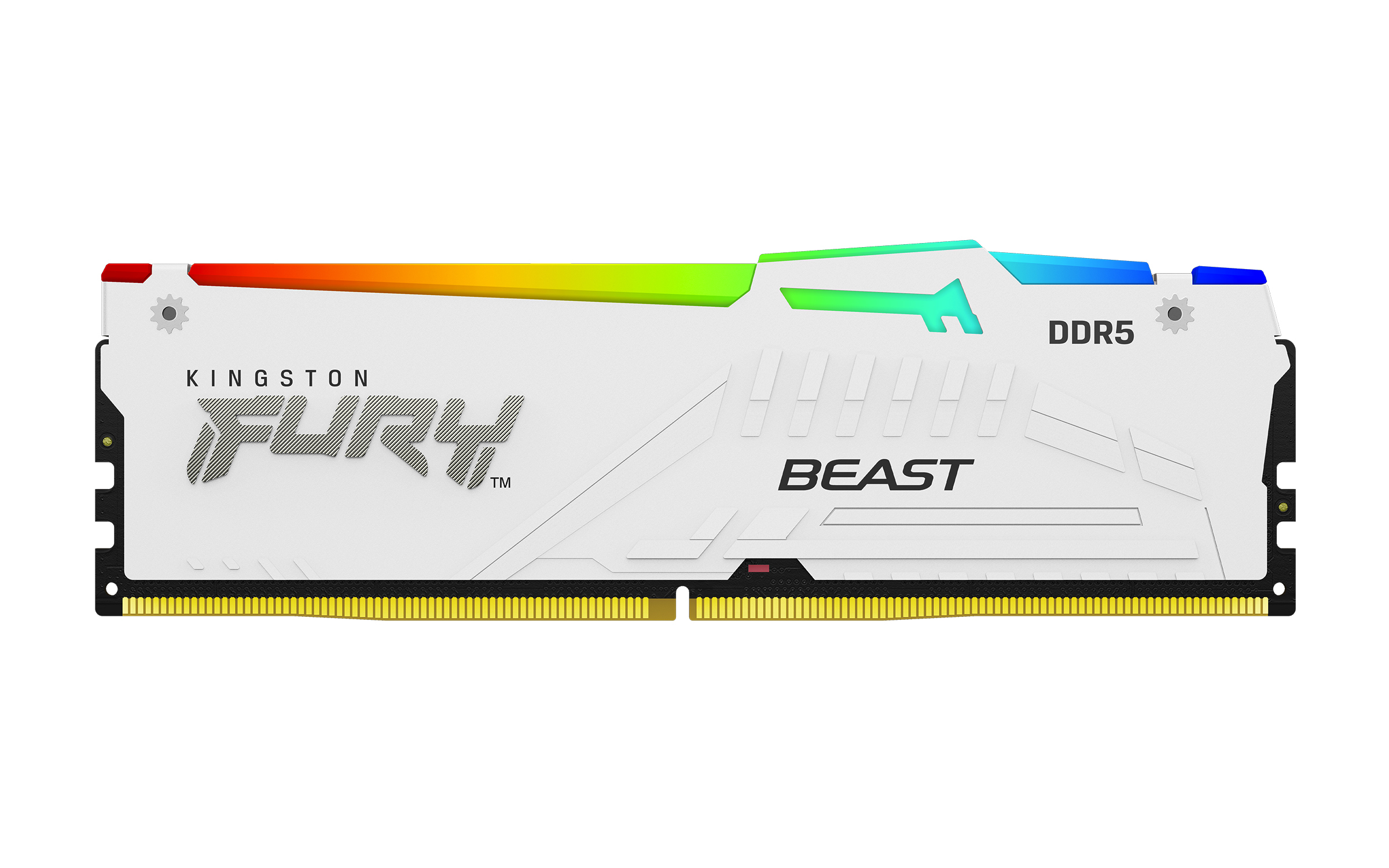 Kingston FURY Beast White RGB 32GB DDR5 6000MT/s CL36 EXPO DIMM
