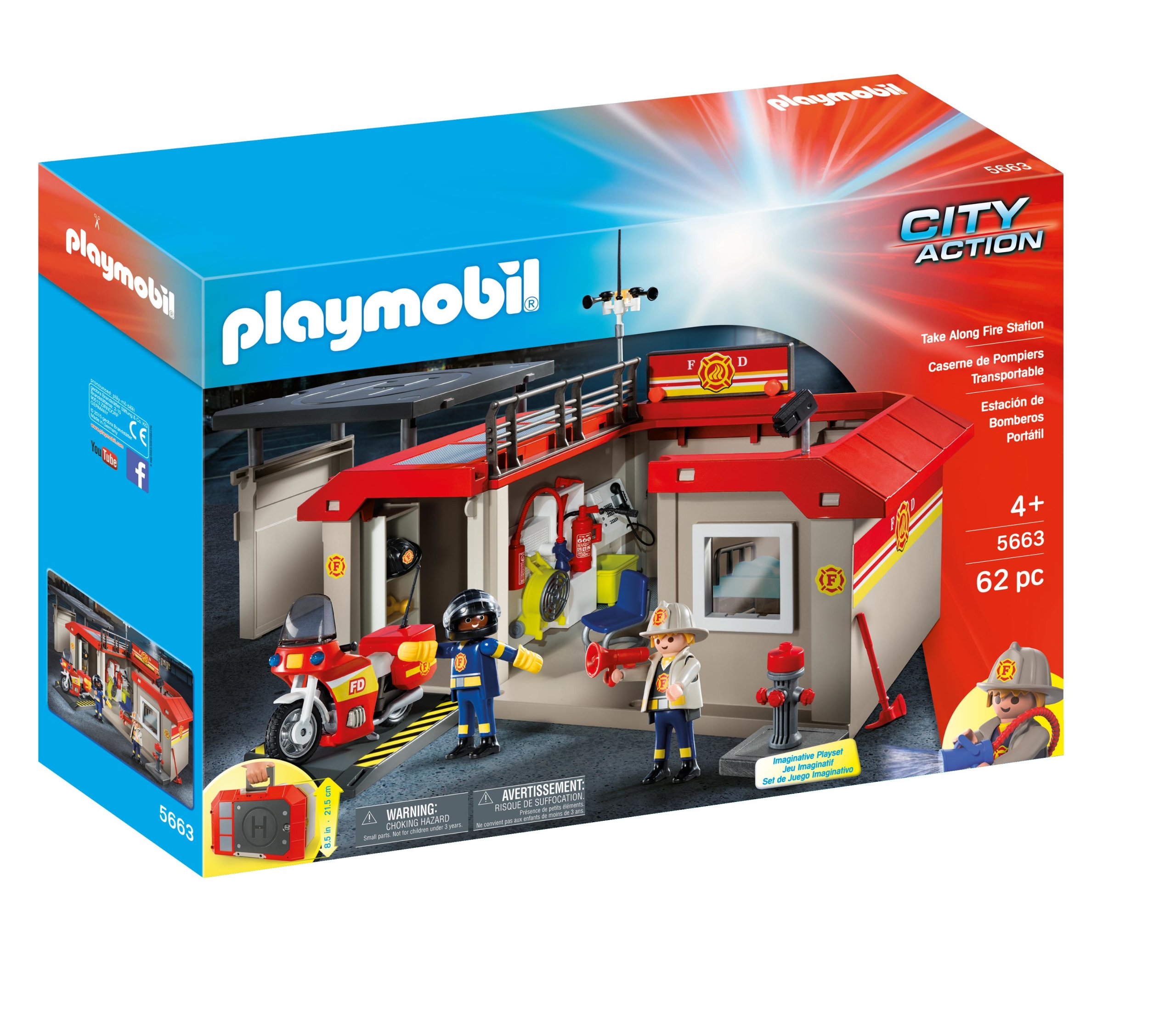 

Playmobil Przenośna remiza strażacka 5663
