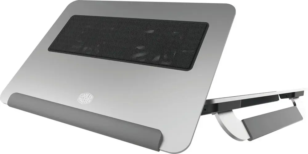 Podstawka chłodząca Cooler Master Notepal 15 cali 80 mm srebrna Waga 1KG