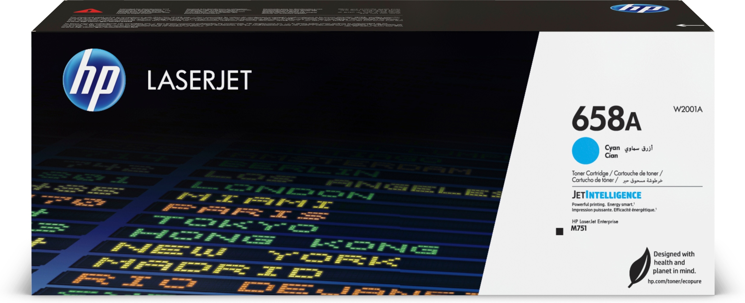 Toner Hp 658A W2001A azúrový (cyan)