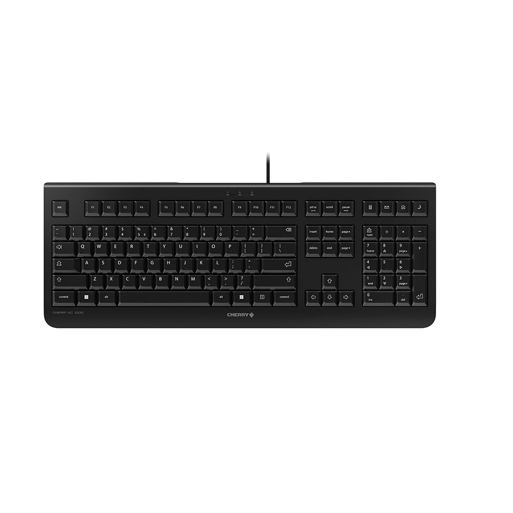 Cherry Kc 1000 klawiatura przewodowa Us Qwerty czarna