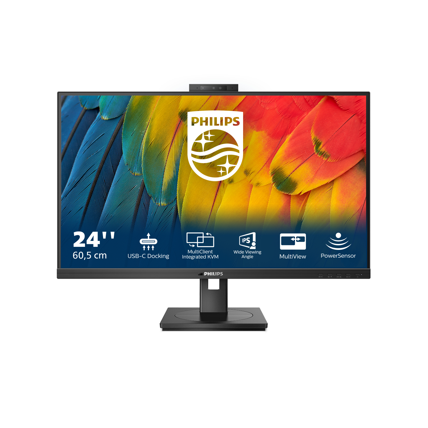Led Monitor Philips 24B1U5301H/00 23,8" 1920 x 1080 px Ips Pls