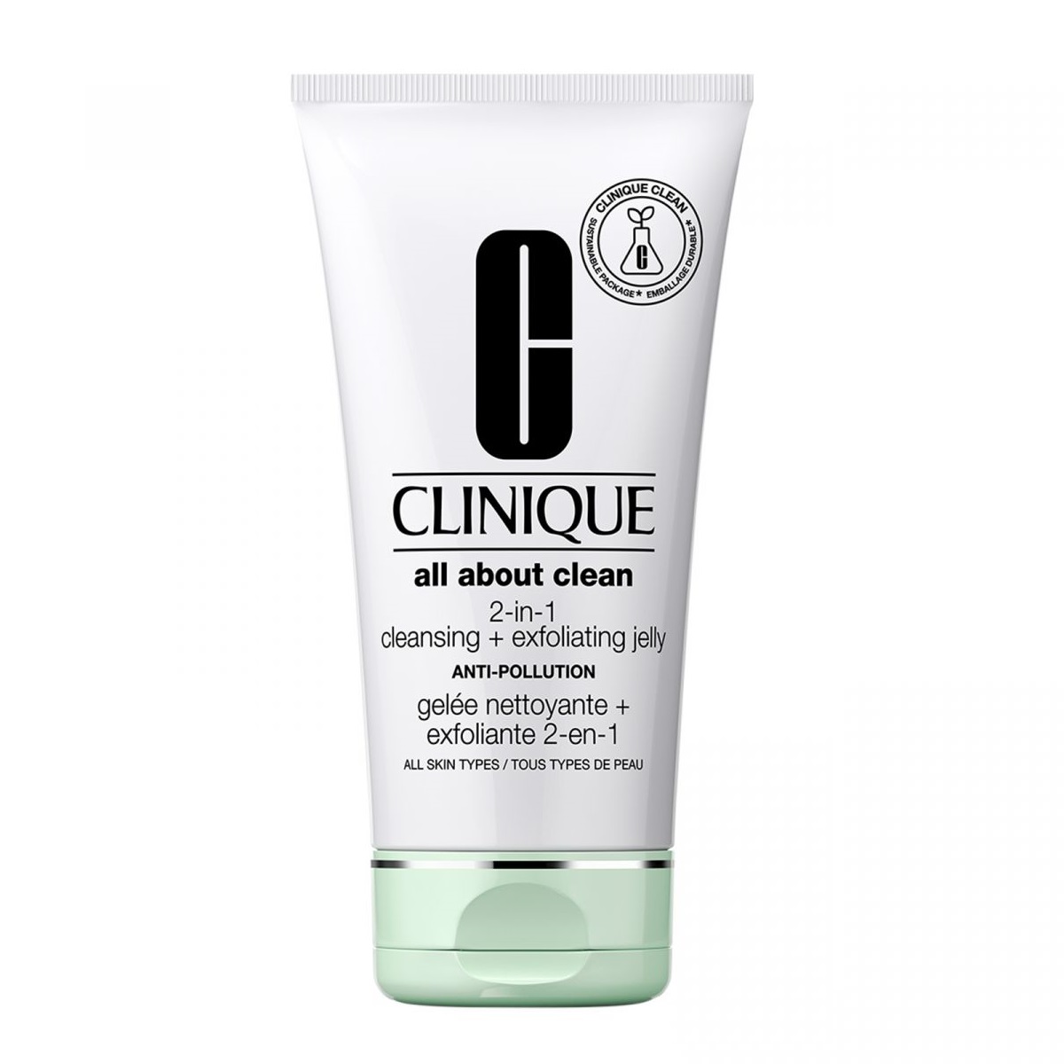 Gel na mytí obličeje Clinique 2v1 150 ml pro všechny typy pleti
