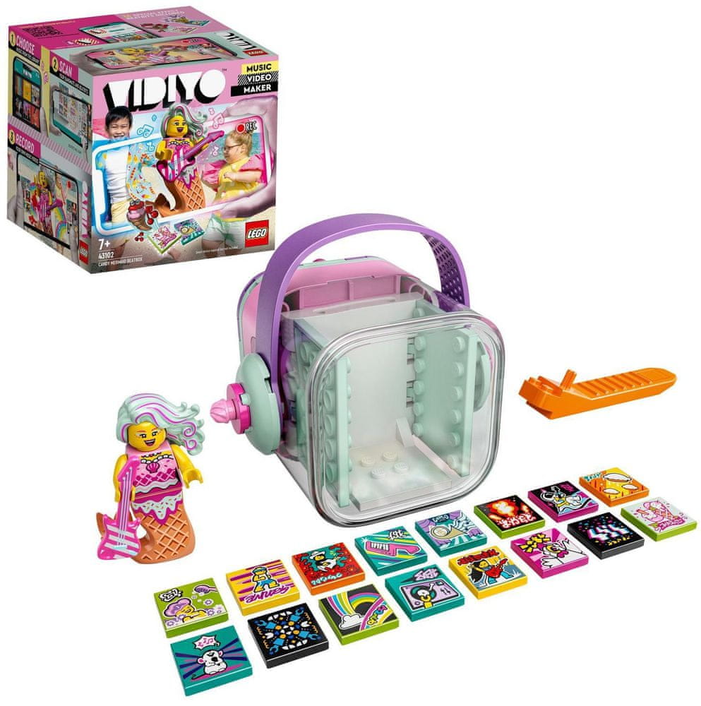 LEGO VIDIYO 43102 Candy Mermaid BeatBox Bohater brak