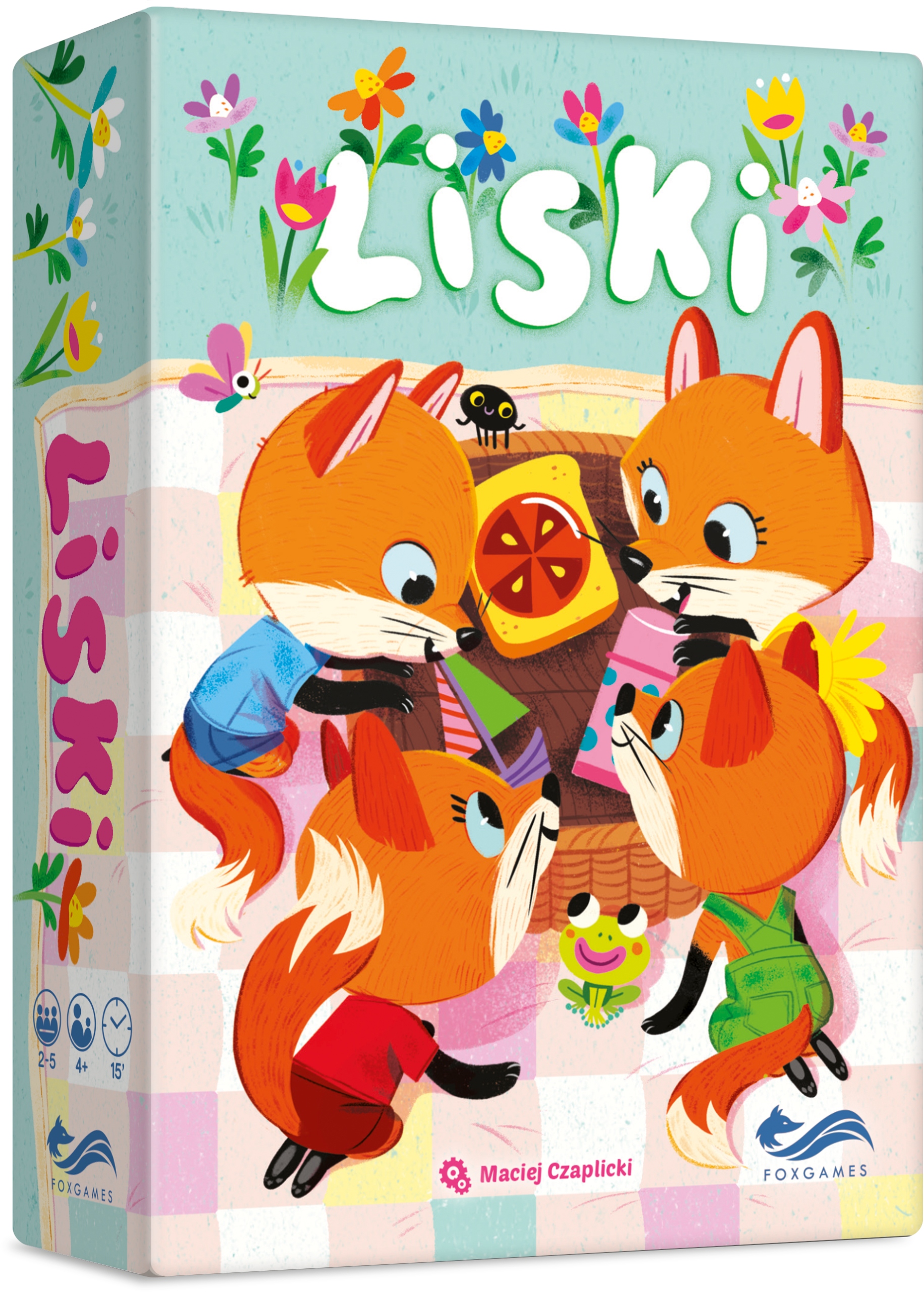 LISKI GRA RODZINNA KARCIANA FoxGames od 4 lat