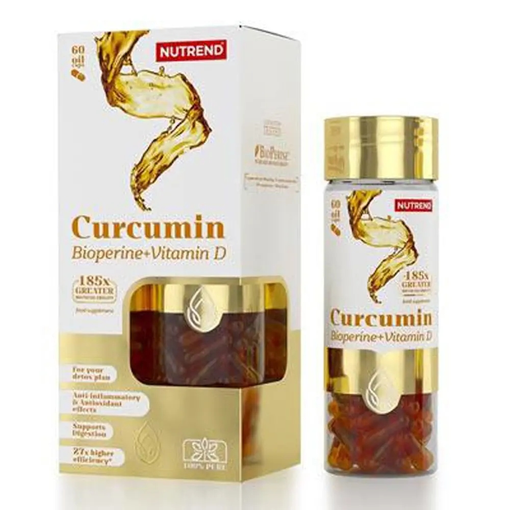 NUTREND KURKUMINA BIOPERYNA WITAMINA D 60k WĄTROBA — 5
