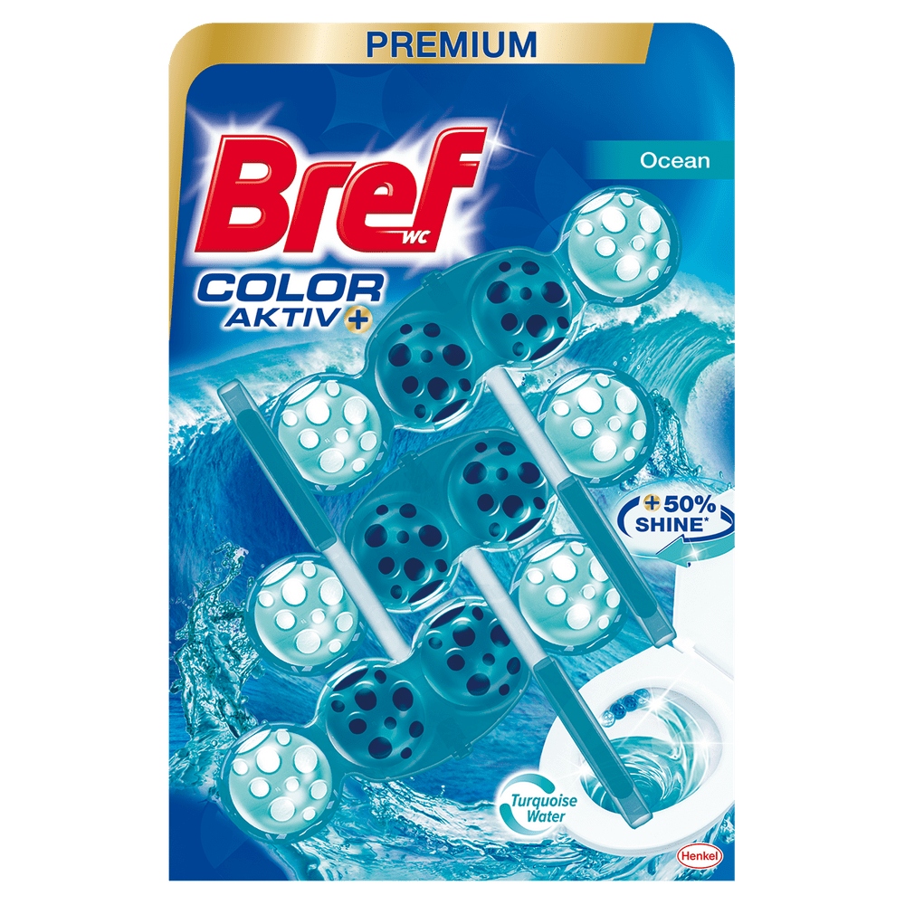 

Bref Color Zawieszka Wc Kulki Barwiące ocean 3x50g