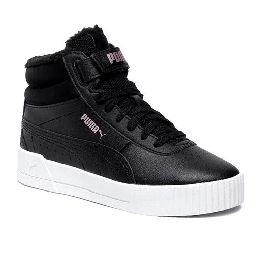 Buty Młodzieżowe czarne Puma Carina Mid Fur 309683-01 r.36
