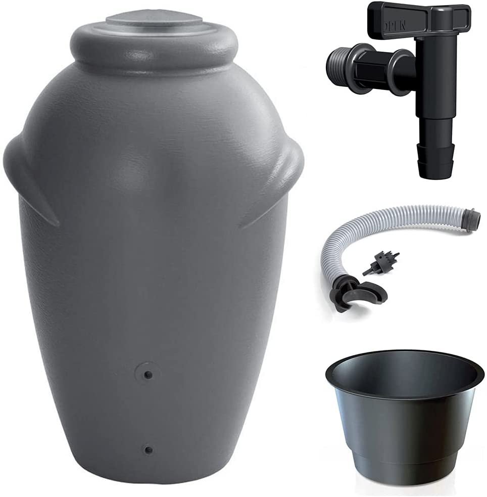 Zbiornik na wodę deszczową AQUACAN BABY 210 l | Grafit — 11