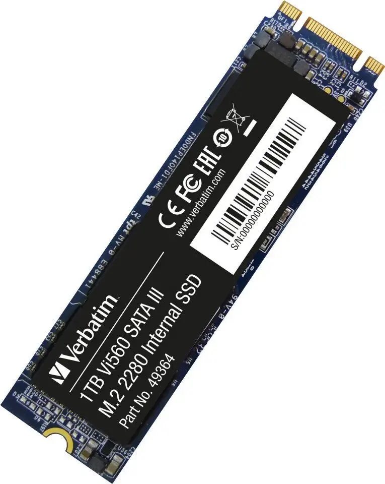 Wewnętrzny dysk Ssd Verbatim VI560 S3 1TB M.2 2280 Sata