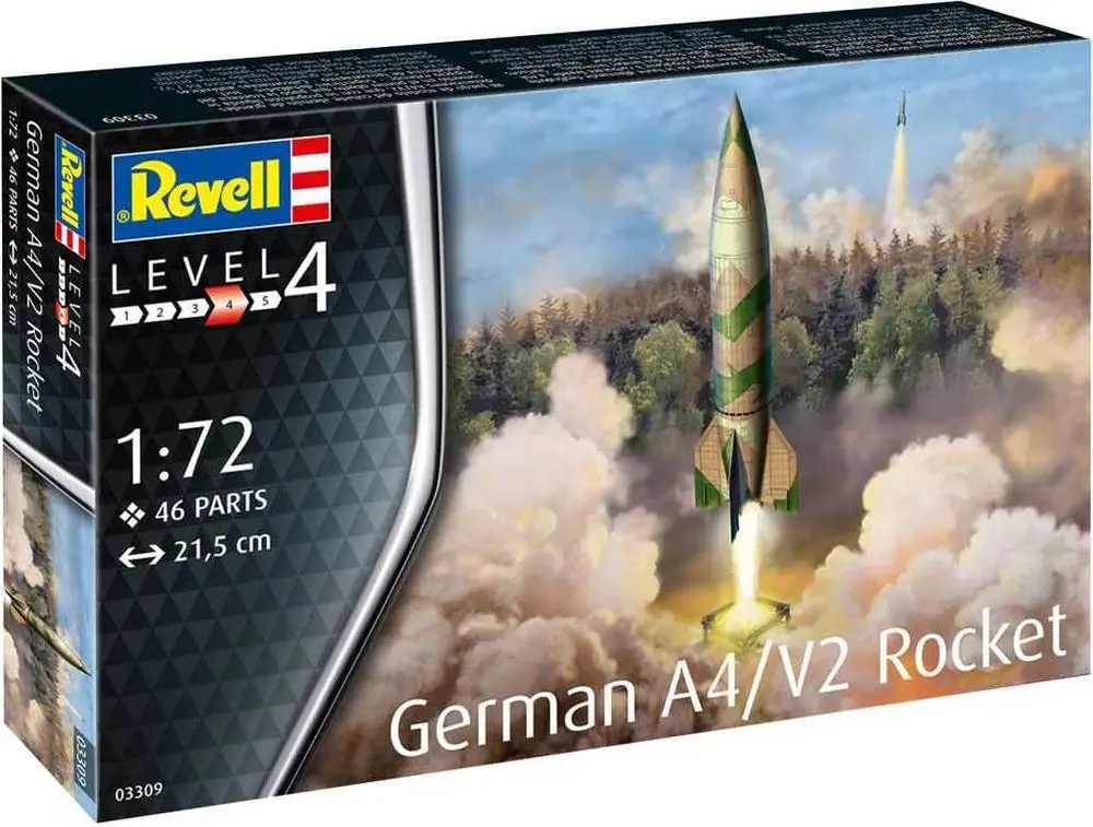 Revell 03309 1/72 Německá raketa A4/V2