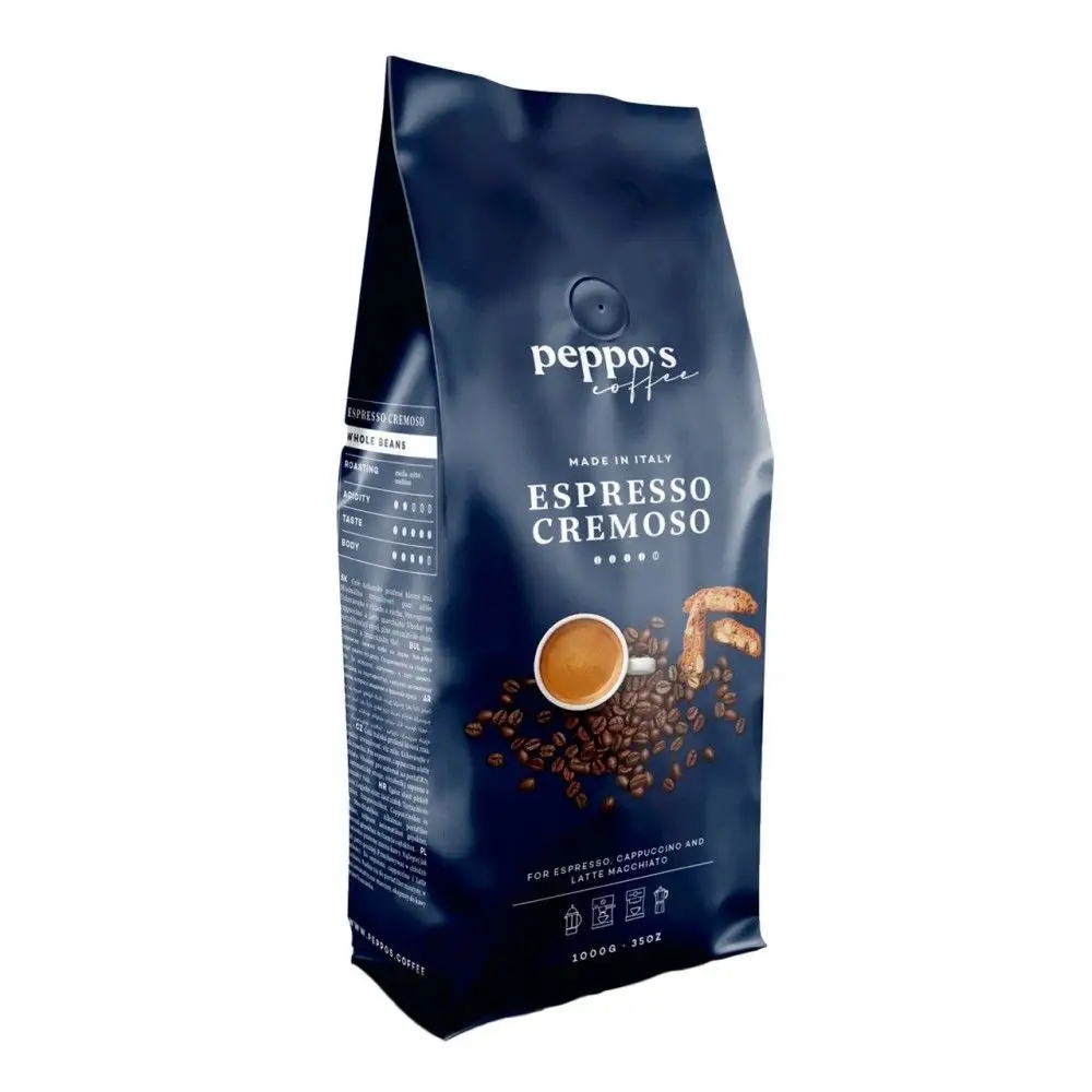 Káva Peppos Espresso Cremoso 1000g