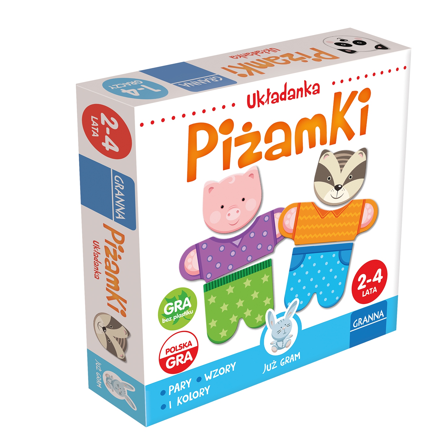 Gra planszowa Granna Już gram: Piżamki Układanka