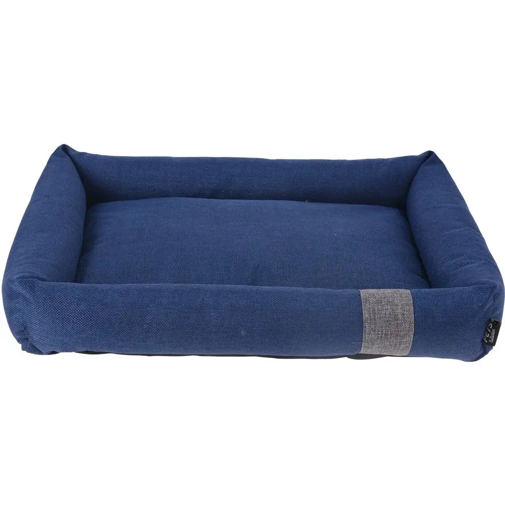 Levně Obdélníkový šedý pelíšek pro psy a kočky 55x41x10 cm