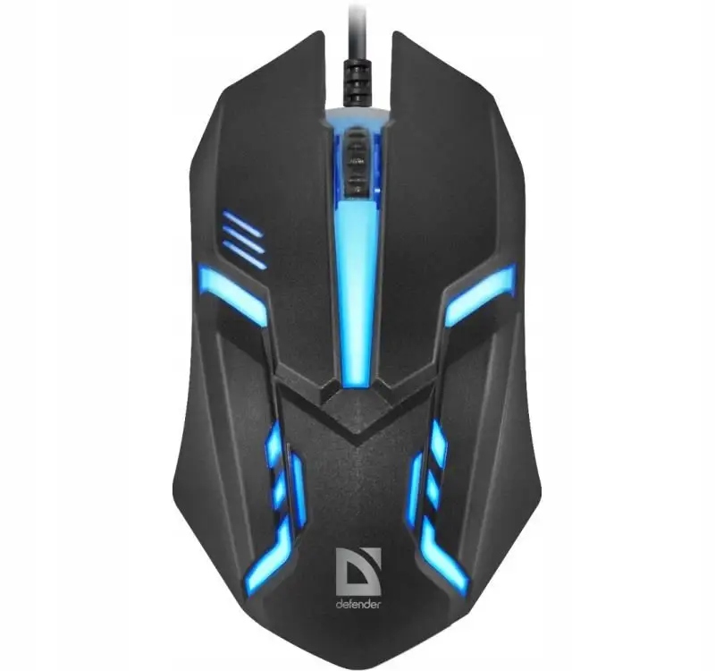 Defender Mysz Cyber MB-560L 1200DPI 3P Czarna 52560