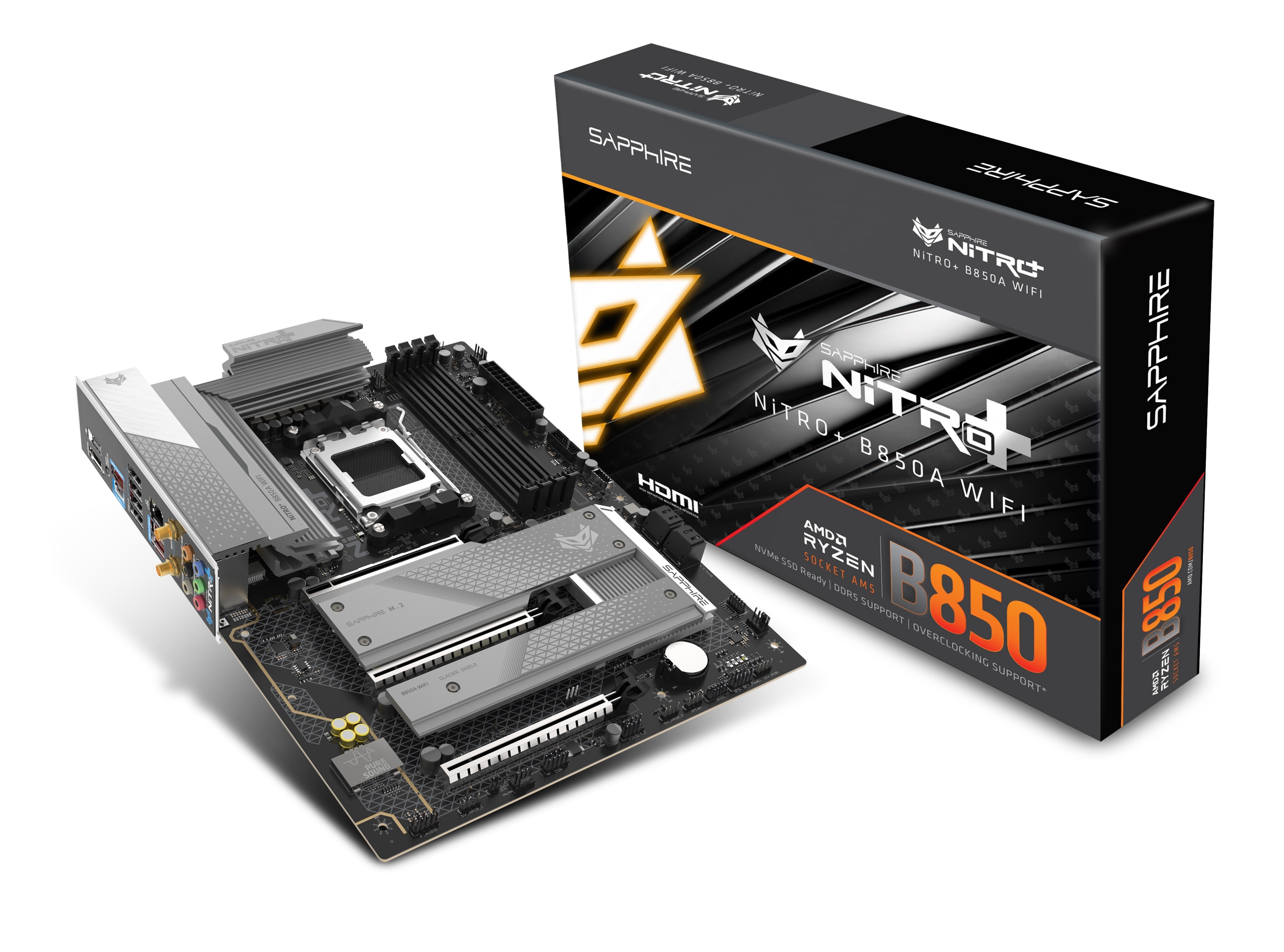Sapphire Nitro+ B850A Wifi 7/ AM5/ Atx 52123-03-40G