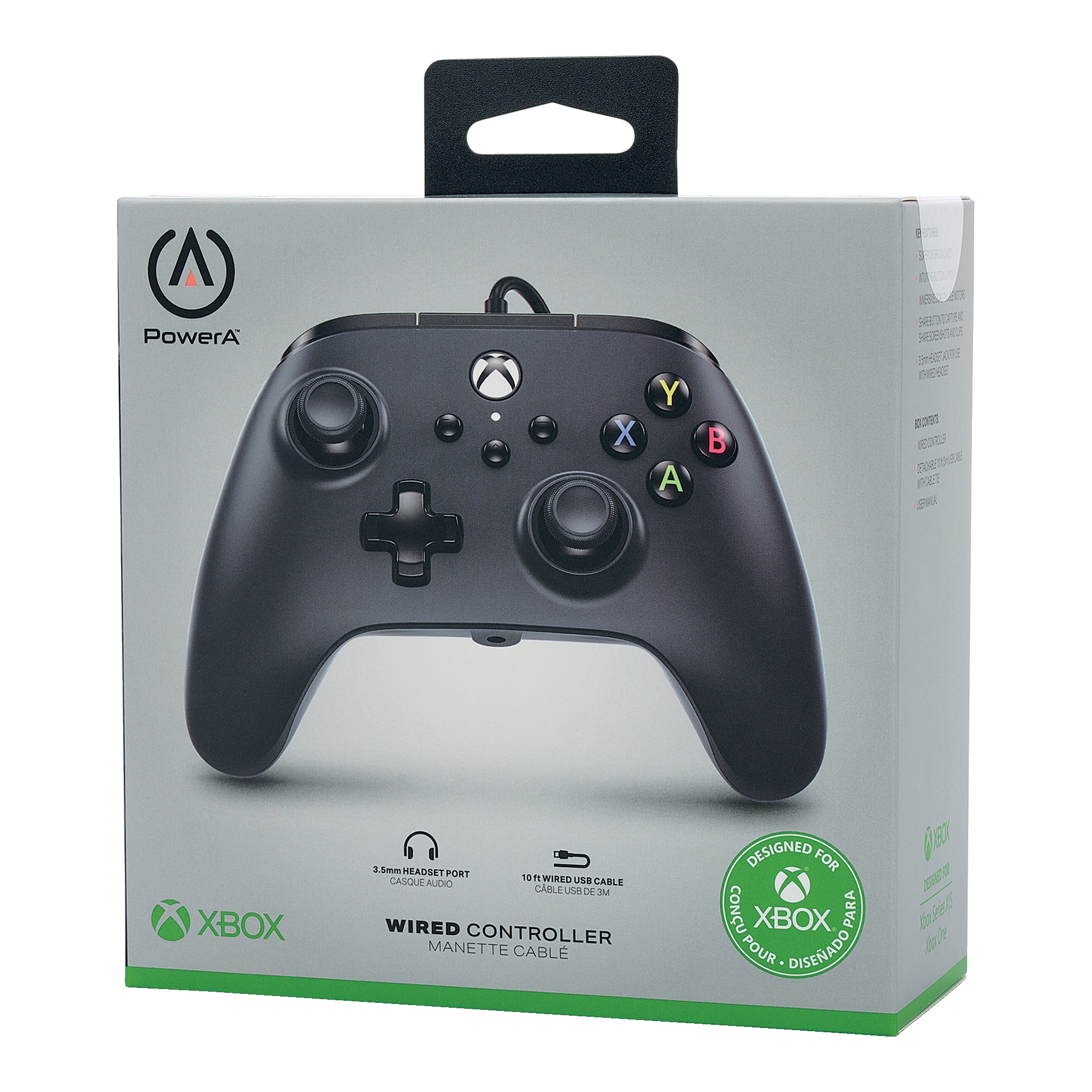 PowerA drátový ovladač Pc, Xbox Series, Xbox One Windows Černý