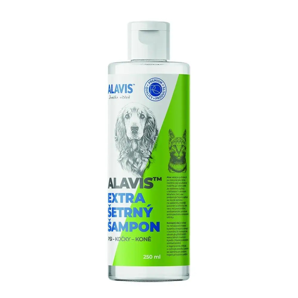 Levně Alavis Extra šetrný šampon 250 ml pečující 250 ml