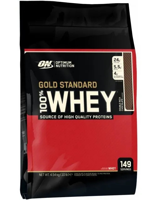 OPTIMUM WHEY GOLD STANDARD 4540g BIAŁKO IZOLAT WPI — 4