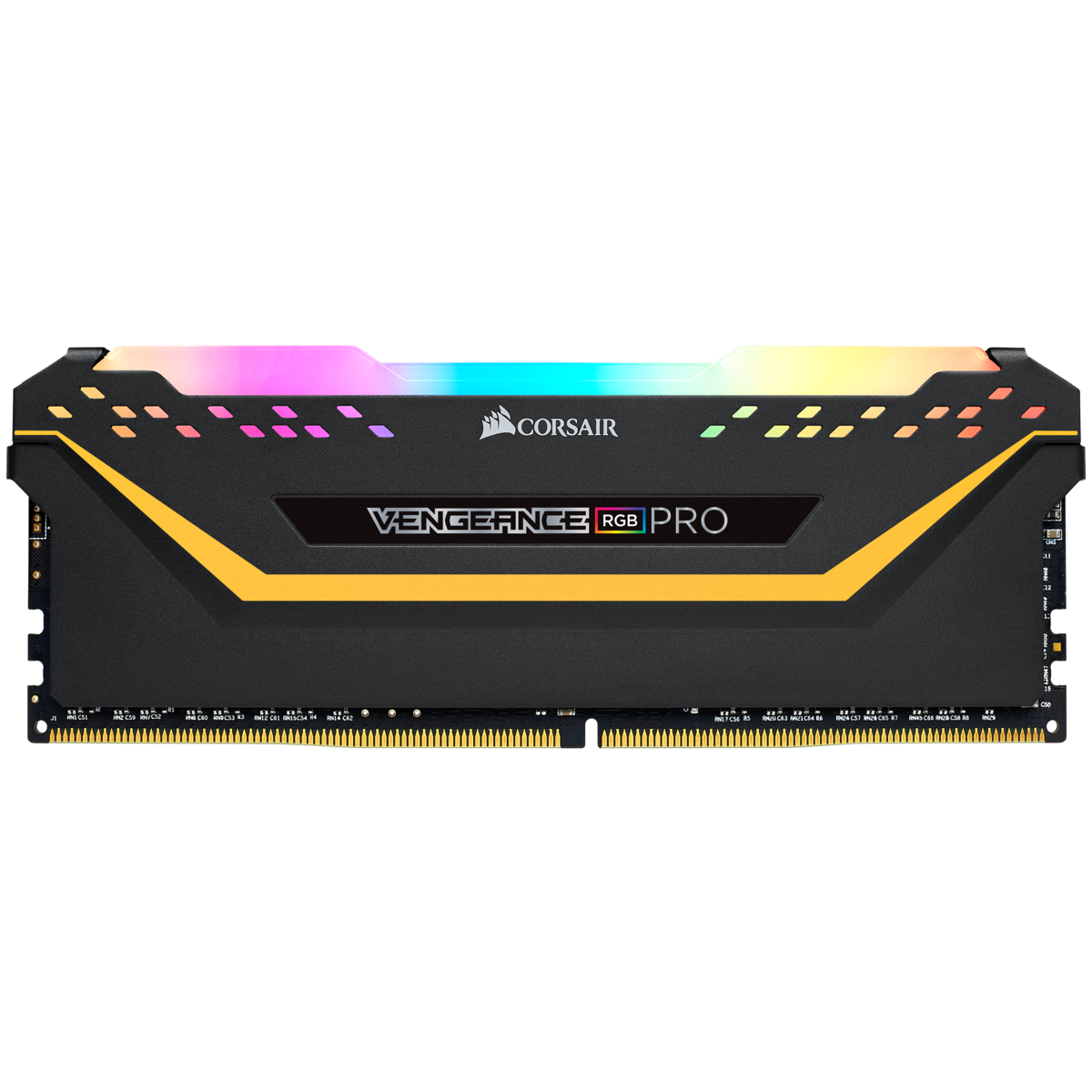 CORSAIR DDR4, 3200MHz 16GB 2x8GB DIMM, 16-18-18-36, XMP 2.0, VENGEANCE RGB PRO TUF GAMING Heatspreader, RGB LED, 1.35V — 5