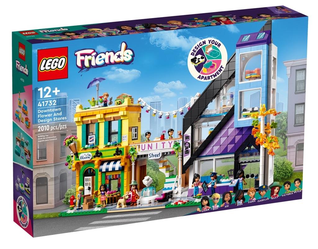 Lego 41732 Friends Sklep wnętrzarski i kwiaciarnia w śródmieściu