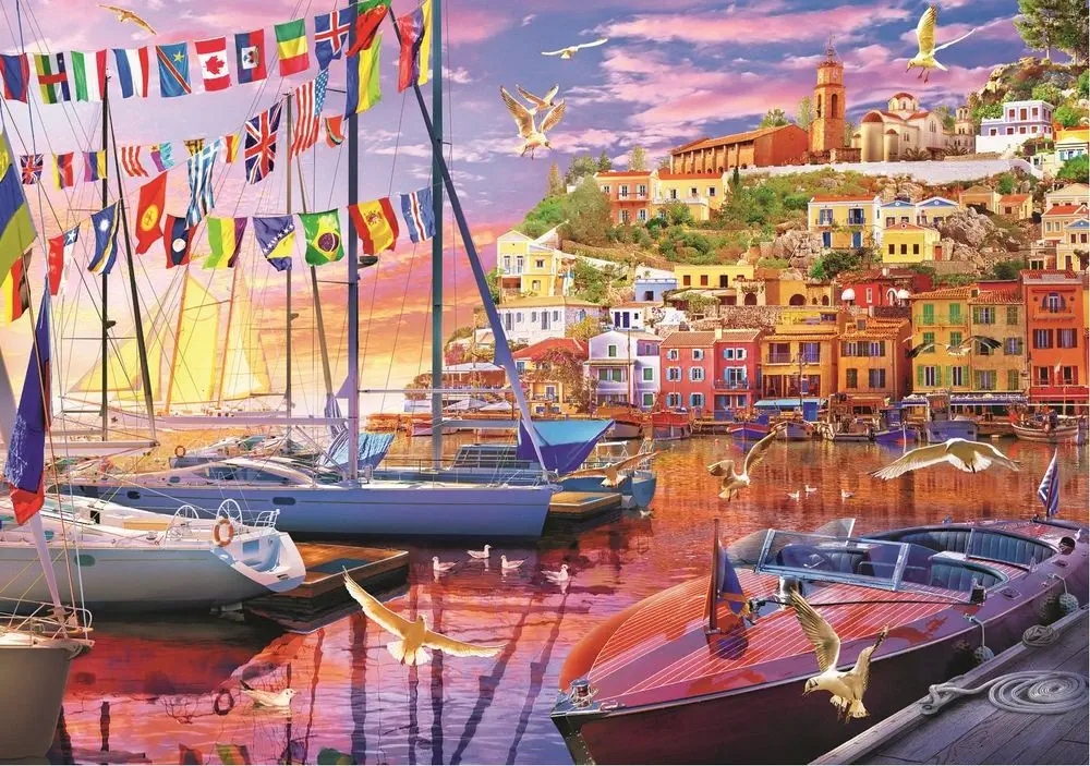 PUZZLE dziecięce 1000 ELEMENTÓW Letni wieczór Trefl PIĘKNIE SIĘ PREZENTUJĄ EAN (GTIN) 5905320996529