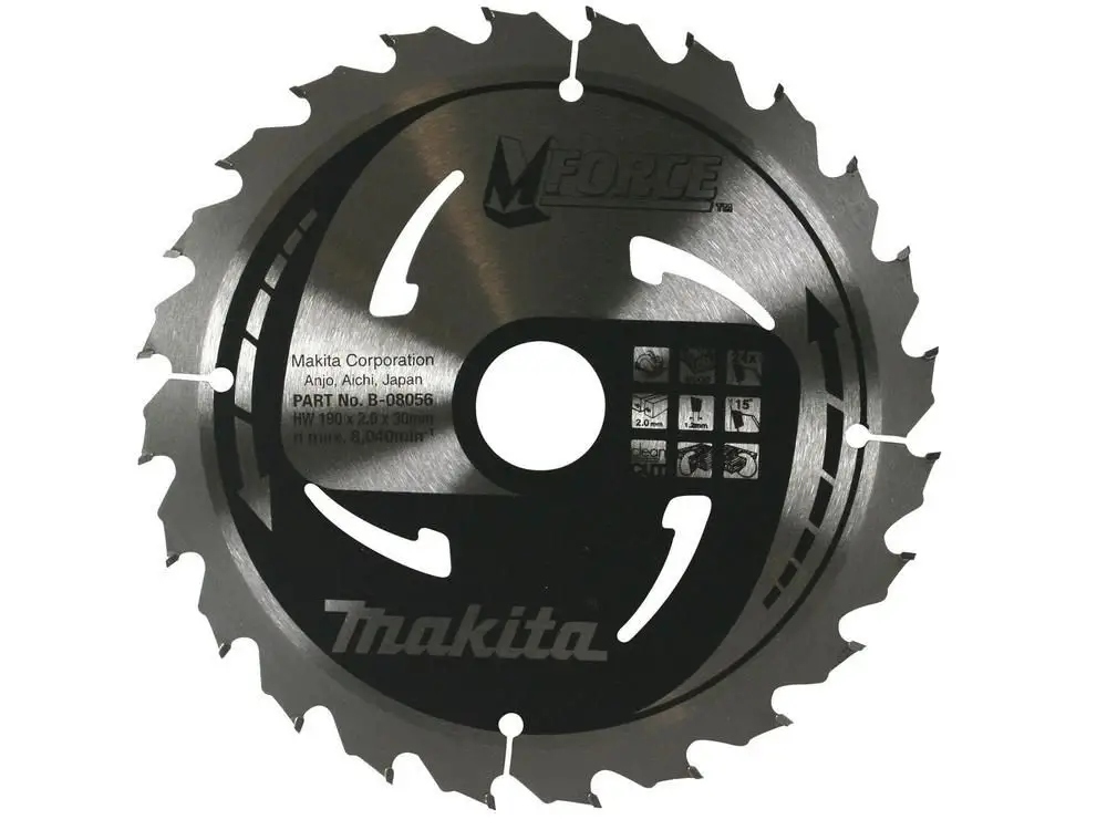 

Piła Spiekowa Do Drewna 190*30 24Z B-08056 Makita