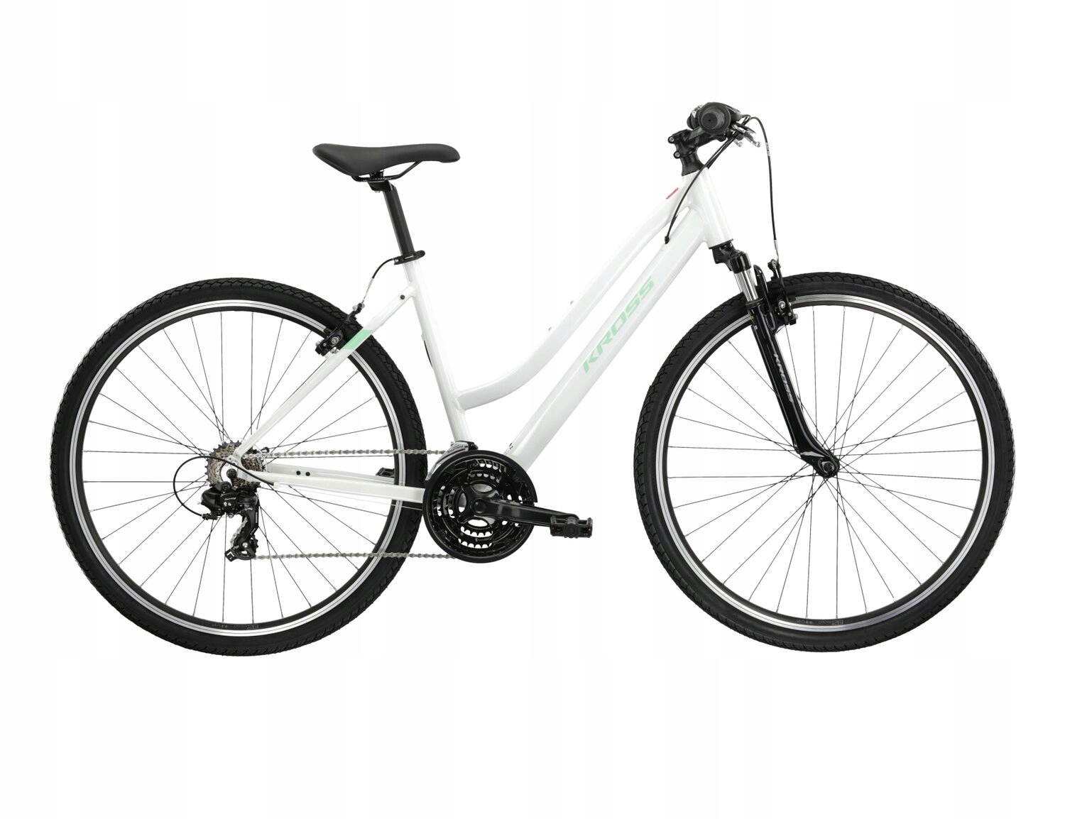 Rower crossowy Kross Evado 1.0 rama 15 cali koło 28 " biały