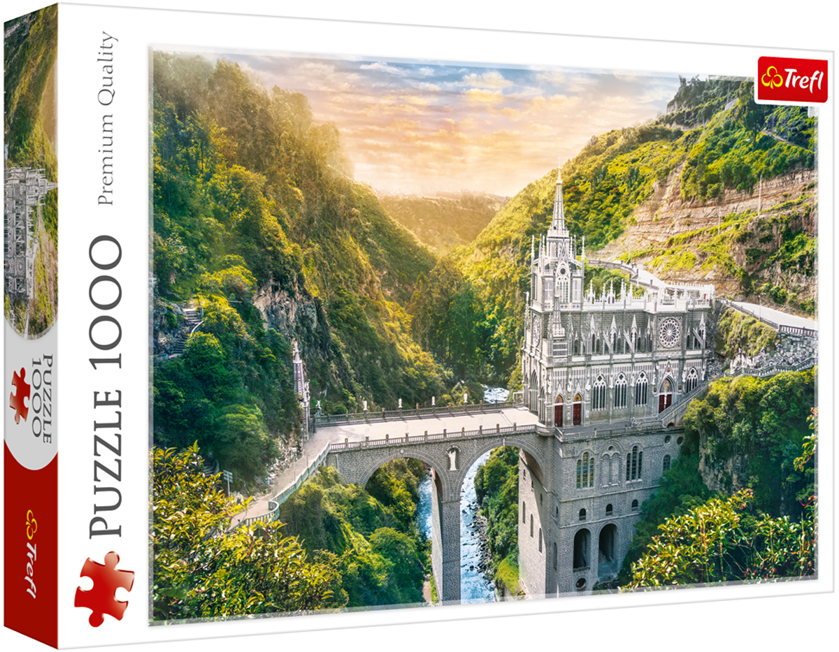 Puzzle 1000 elementów Sanktuarium Las lajas kolumbia Trefl